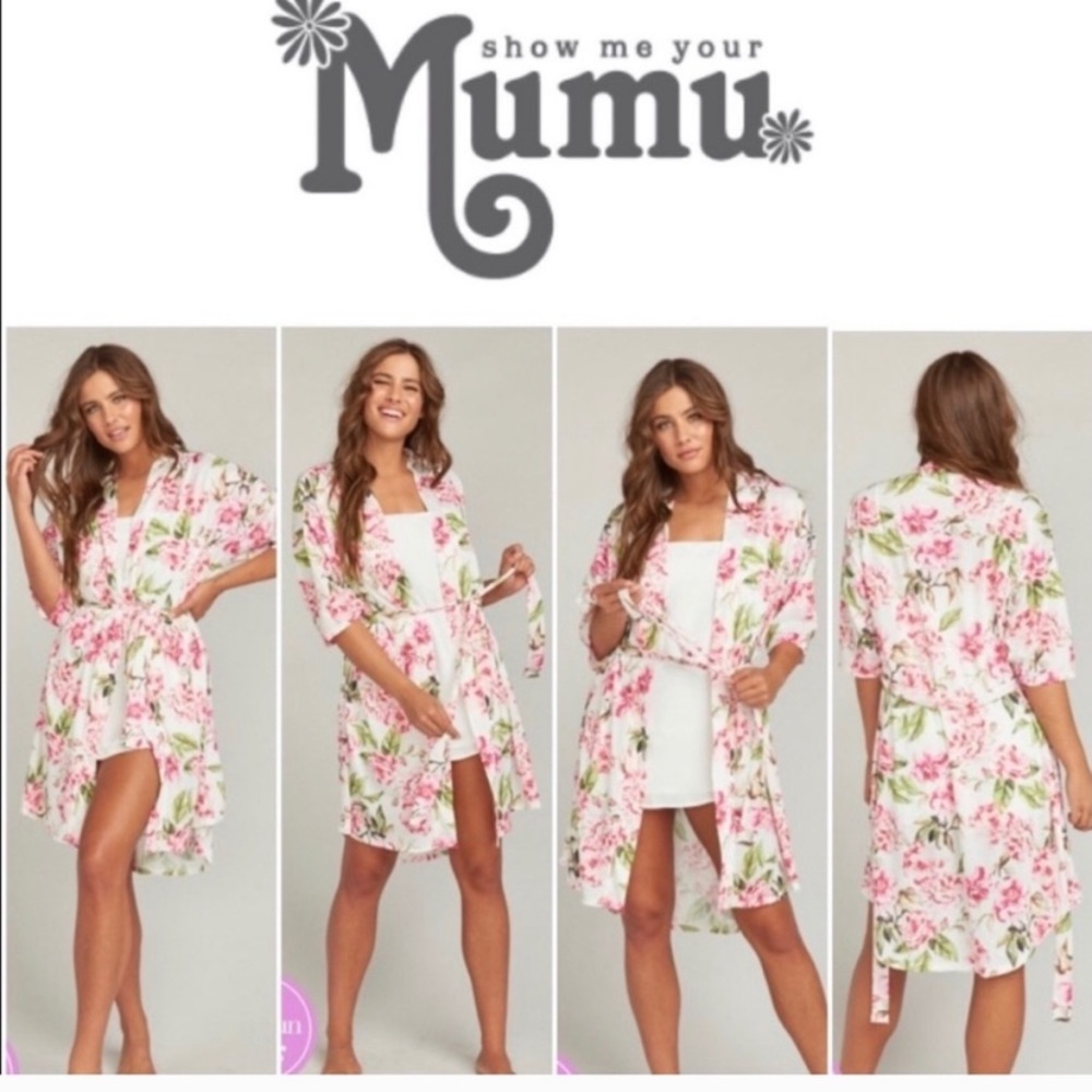 Show Me Your MuMu Garden of Blooms Floral S/S Robe